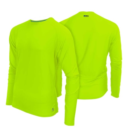 Men's Drirelease Mobile Cooling Long Sleeve Shirt, Hi-Viz, LG